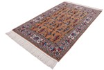 7x4 dardashti signed silk isfahan rug