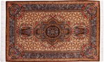 signature 6x4 silk qum persian rug rare design