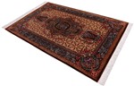 signature 6x4 silk qum persian rug rare design