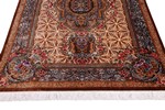 signature 6x4 silk qum persian rug rare design