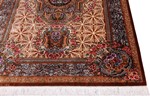 signature 6x4 silk qum persian rug rare design