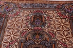 signature 6x4 silk qum persian rug rare design