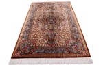 signature 6x4 silk qum persian rug rare design
