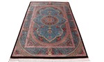 6x4 qum persian rug 800kpsi silk