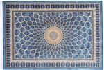 roomsize gonbad qum silk persian carpet