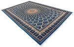 roomsize gonbad qum silk persian carpet