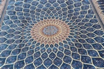 roomsize gonbad qum silk persian carpet