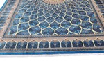 roomsize gonbad qum silk persian carpet