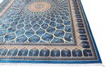 roomsize gonbad qum silk persian carpet