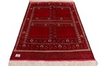 2 sided turkmen uzbek silk carpet