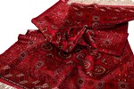 2 sided turkmen uzbek silk carpet