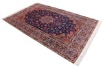 handmade silk esfahan persian carpet