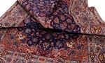 handmade silk esfahan persian carpet