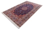 handmade silk esfahan persian carpet