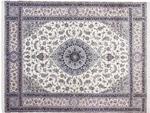 silk habibian nain persian rug