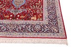 large mehrab silk isfahan rug