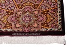 silk qum persian carpet 900kpsi signed