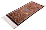 silk qum persian carpet 900kpsi signed