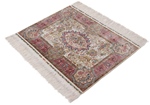 1500 kpsi square hereke silk carpet