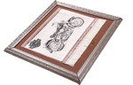 framed harley davidson motorcycle hereke silk carpet