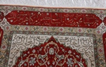6x4 silk hereke turkish rug