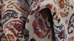 antique qum persian carpet