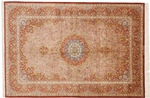 6x4 silk 650kpsi qum persian rug